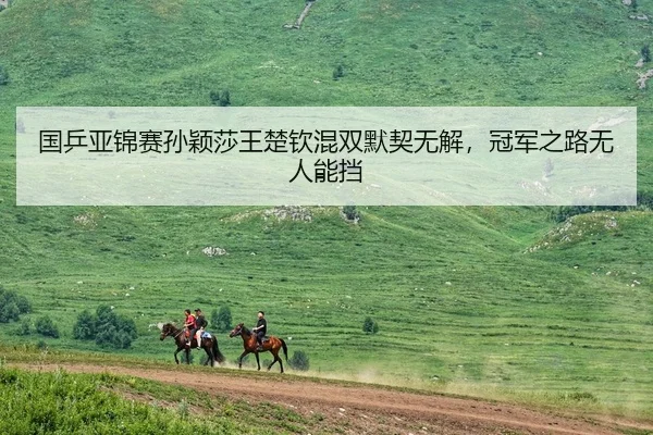 国乒亚锦赛孙颖莎王楚钦混双默契无解，冠军之路无人能挡